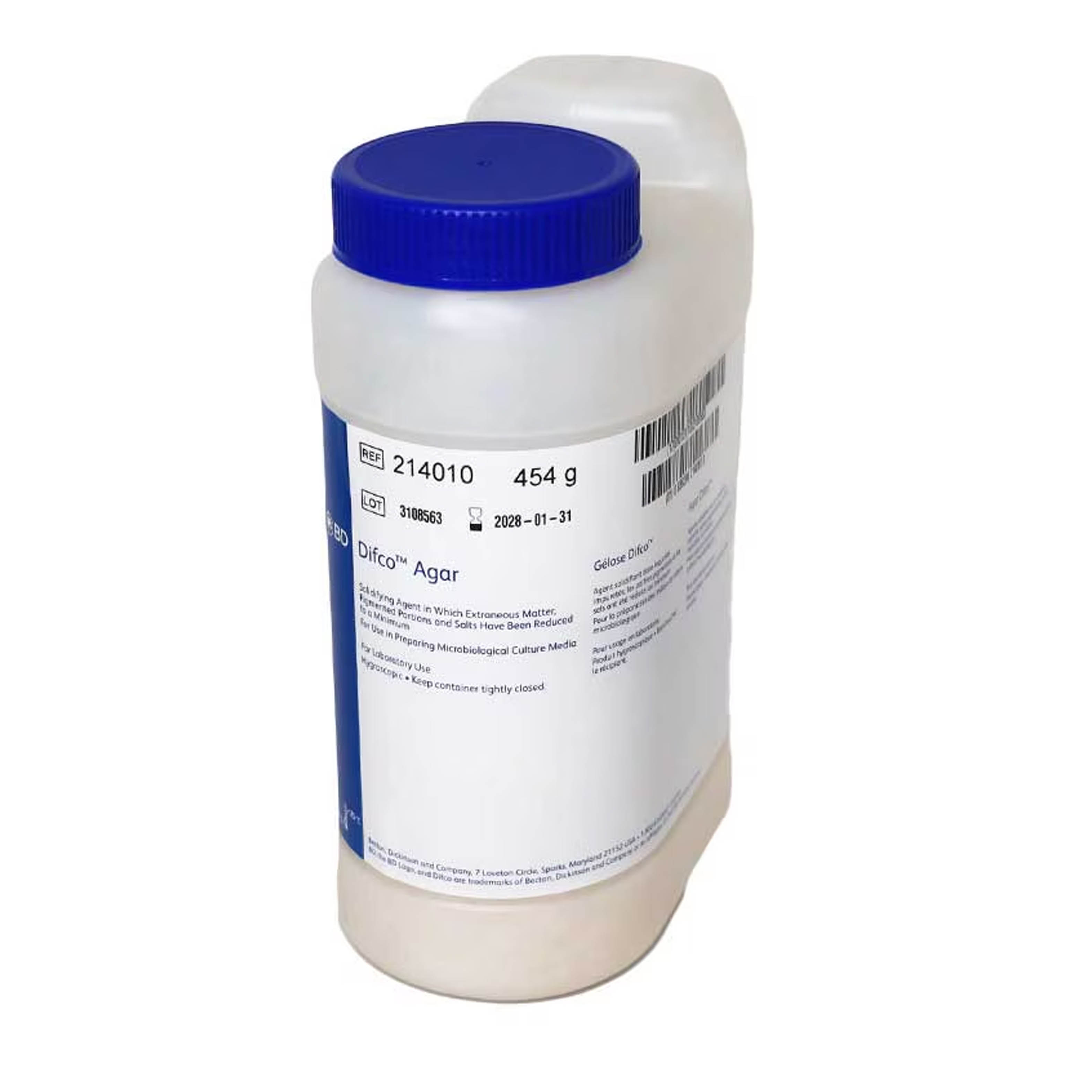 BD Bacto? 瓊脂 瓶裝BD Bacto? Agar, Bottle, 454g