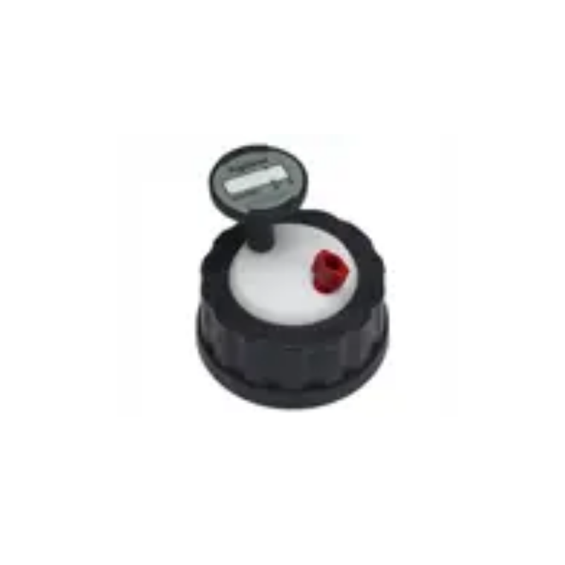 InfinityLabStaySafe溶劑瓶安全蓋，GL45，帶1個插口.包括1個接頭（內徑3.2mm）和1個放空閥