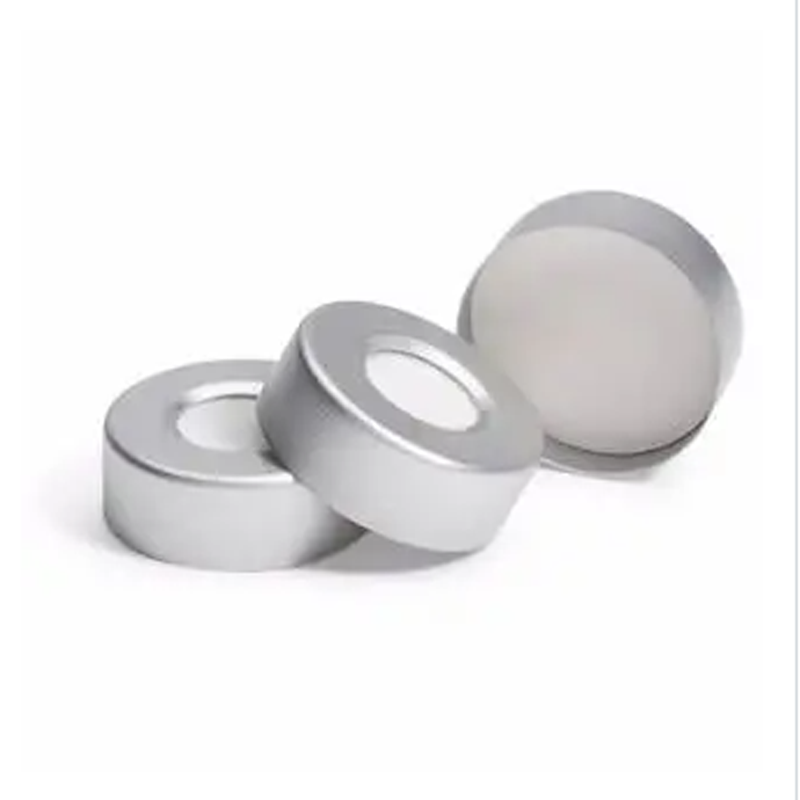 瓶蓋，鉗口，頂空，鋁質(zhì)，PTFE/硅橡膠隔墊，20mm