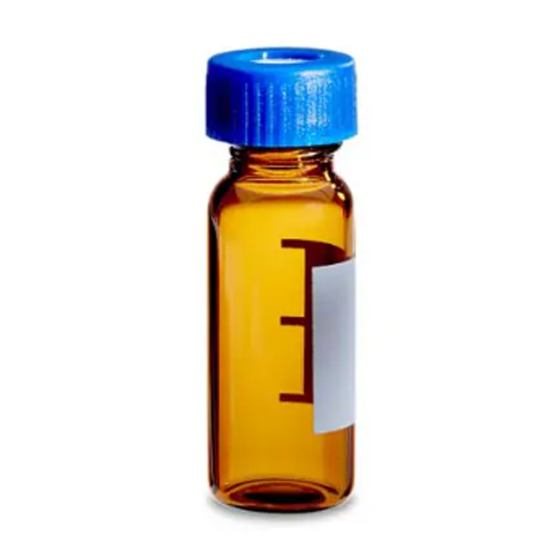 樣品瓶2mL樣品瓶,螺紋頸,棕色玻璃 PTFE/sil 隔墊 100/pk