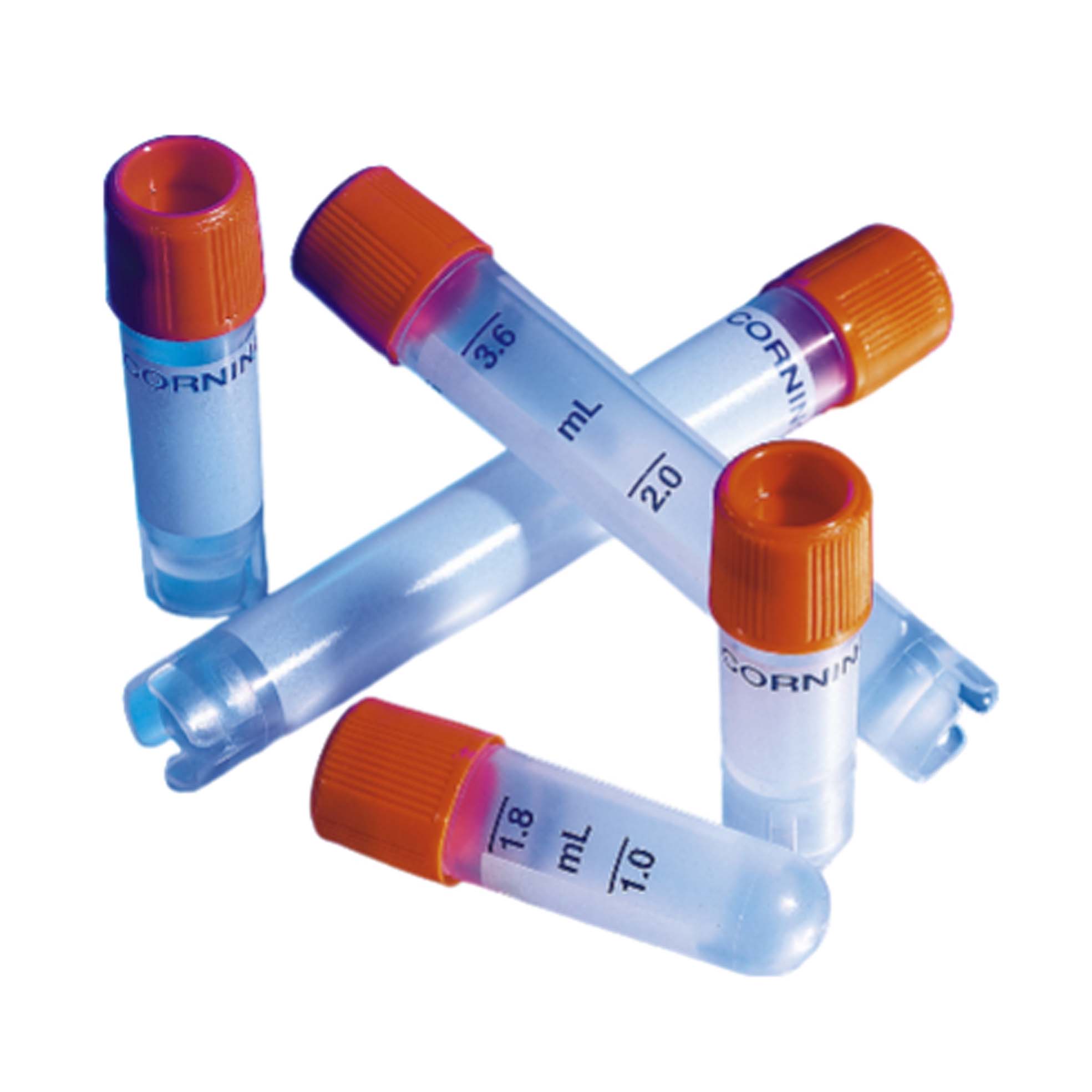 5.0ml可立外旋凍存管 Corning? 5 mL External Threaded Polypropylene Cryogenic Vial, Self-Standing with Round Bottom