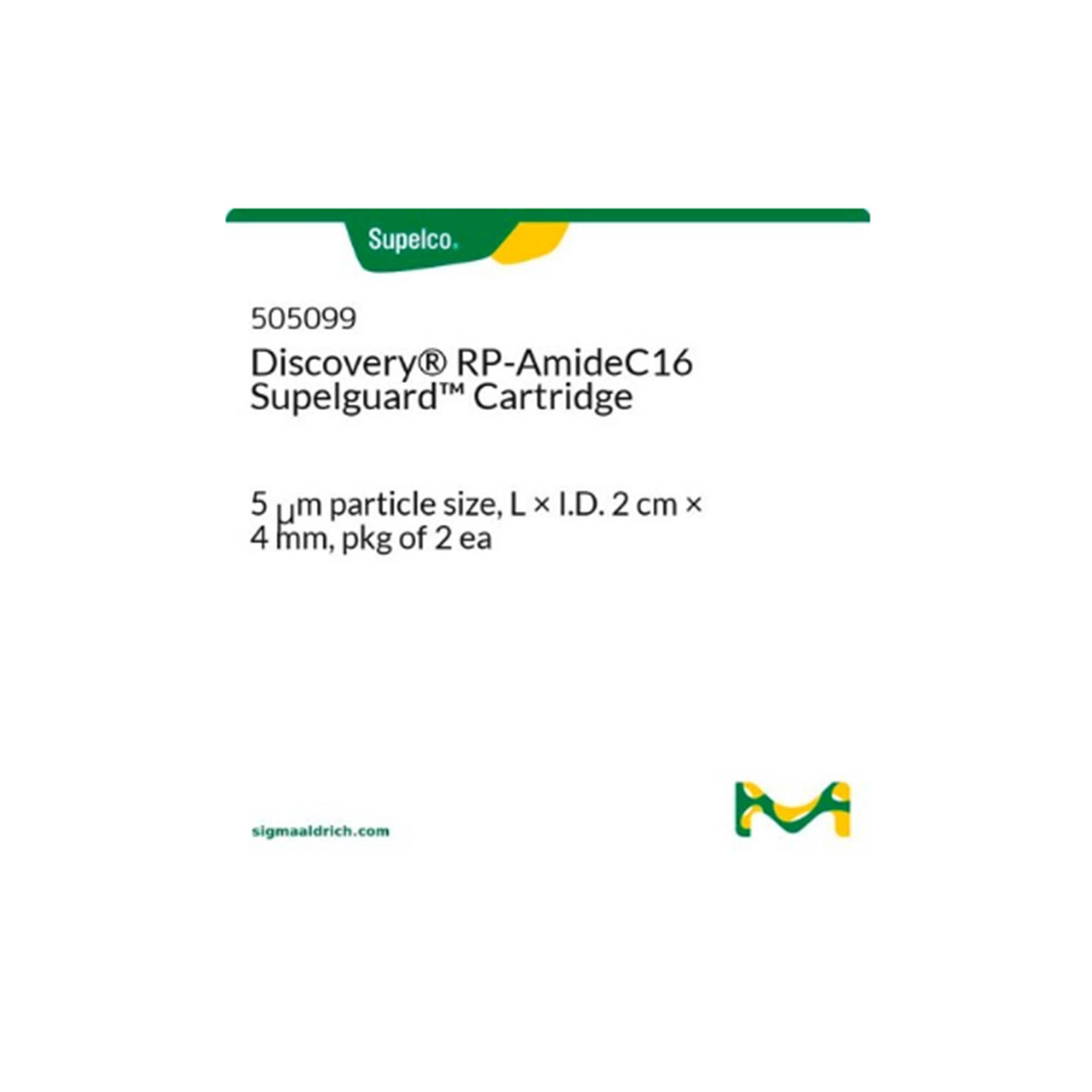 Discovery RP-AmideC16保護柱芯 20*4mm 5um