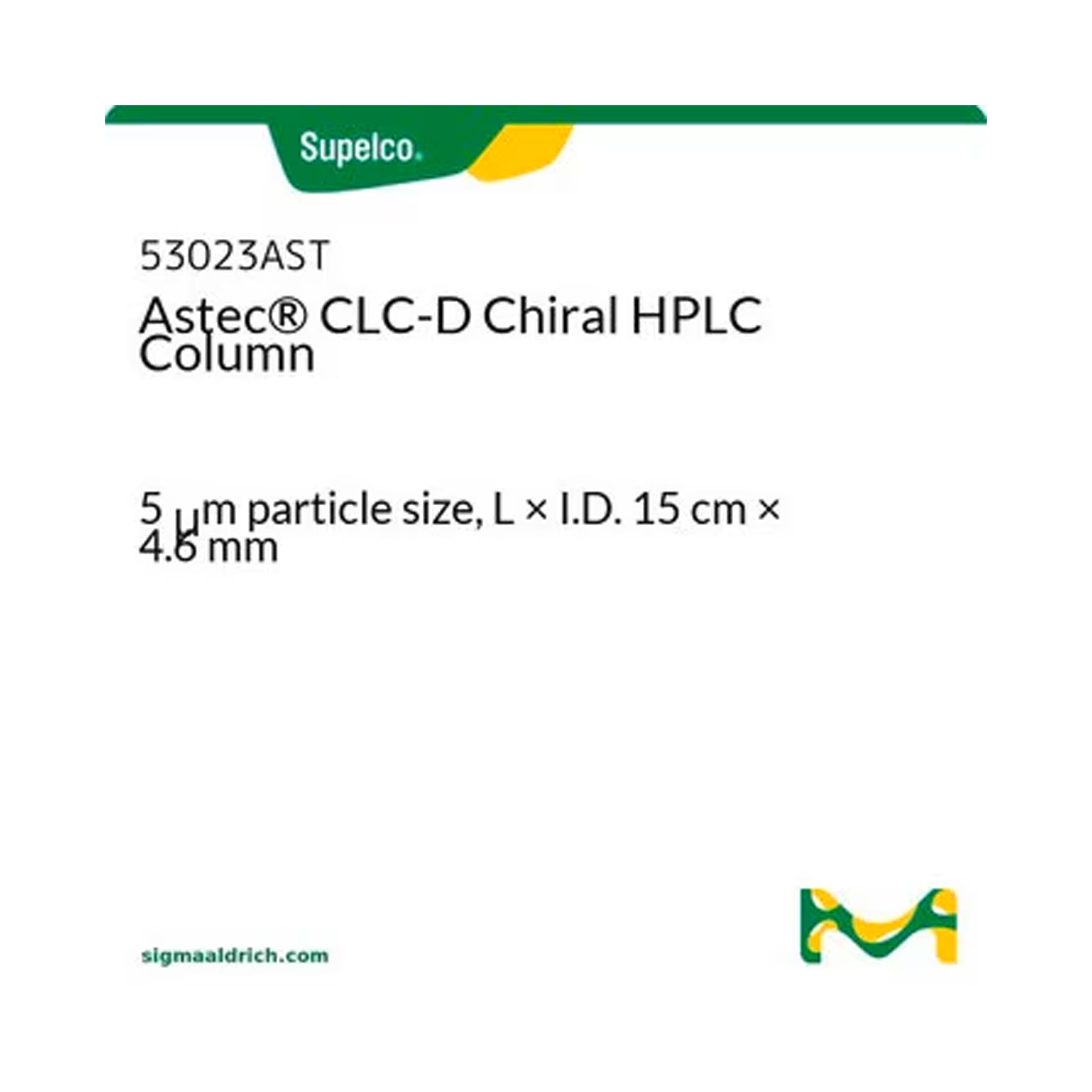 Astec  CLC-D手性柱 150*4.6mm，5um
