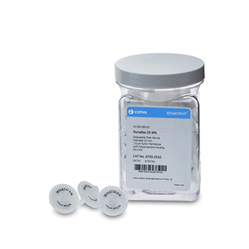 Puradisc 13 mm 尼龍注射器過濾器， 0.2μm，100件