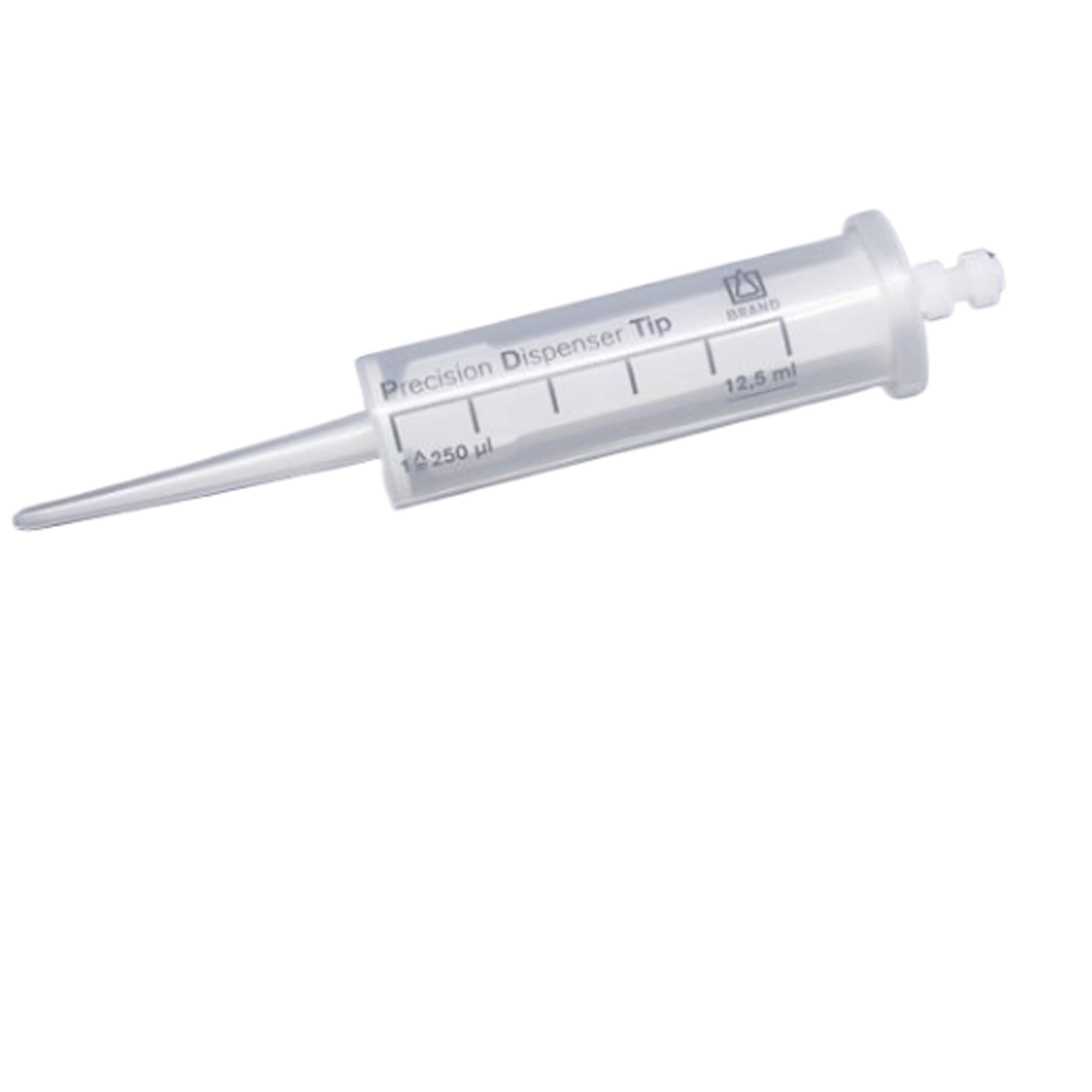 連續(xù)分液器吸頭PD-吸頭II,12.5ml,未滅菌,袋裝 BRAND??PD-Tips II volume 12.5?mL, non-sterile, bulk, polypropylene cylinder, high-density polyethylene piston, type encoded