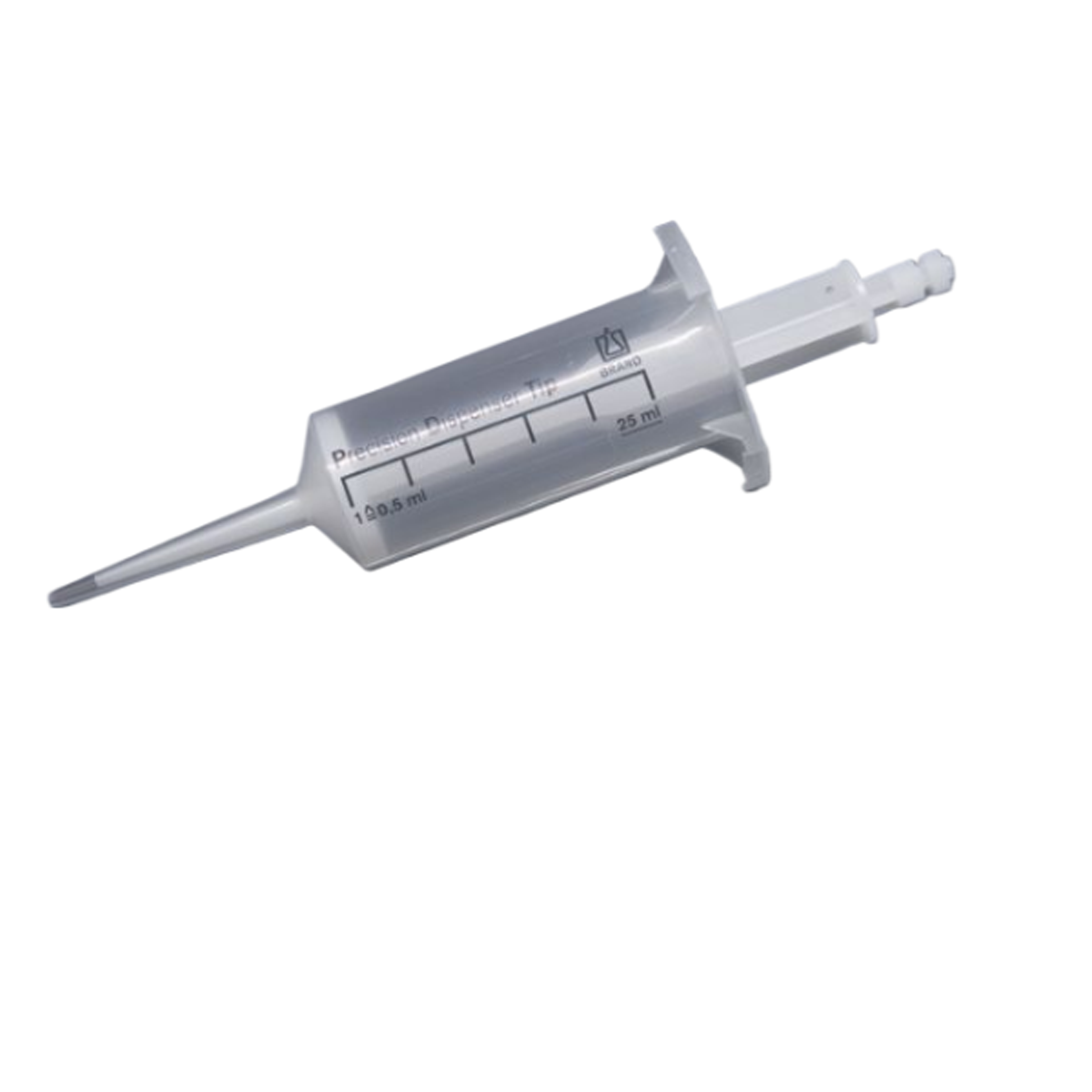 連續(xù)分液器吸頭PD-吸頭II,25ml,未滅菌,袋裝 BRAND??PD-Tips II volume 25?mL, non-sterile, bulk, polypropylene cylinder, high-density polyethylene piston, type encoded