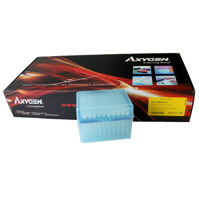 1000ul盒裝無菌濾芯吸頭 Axygen